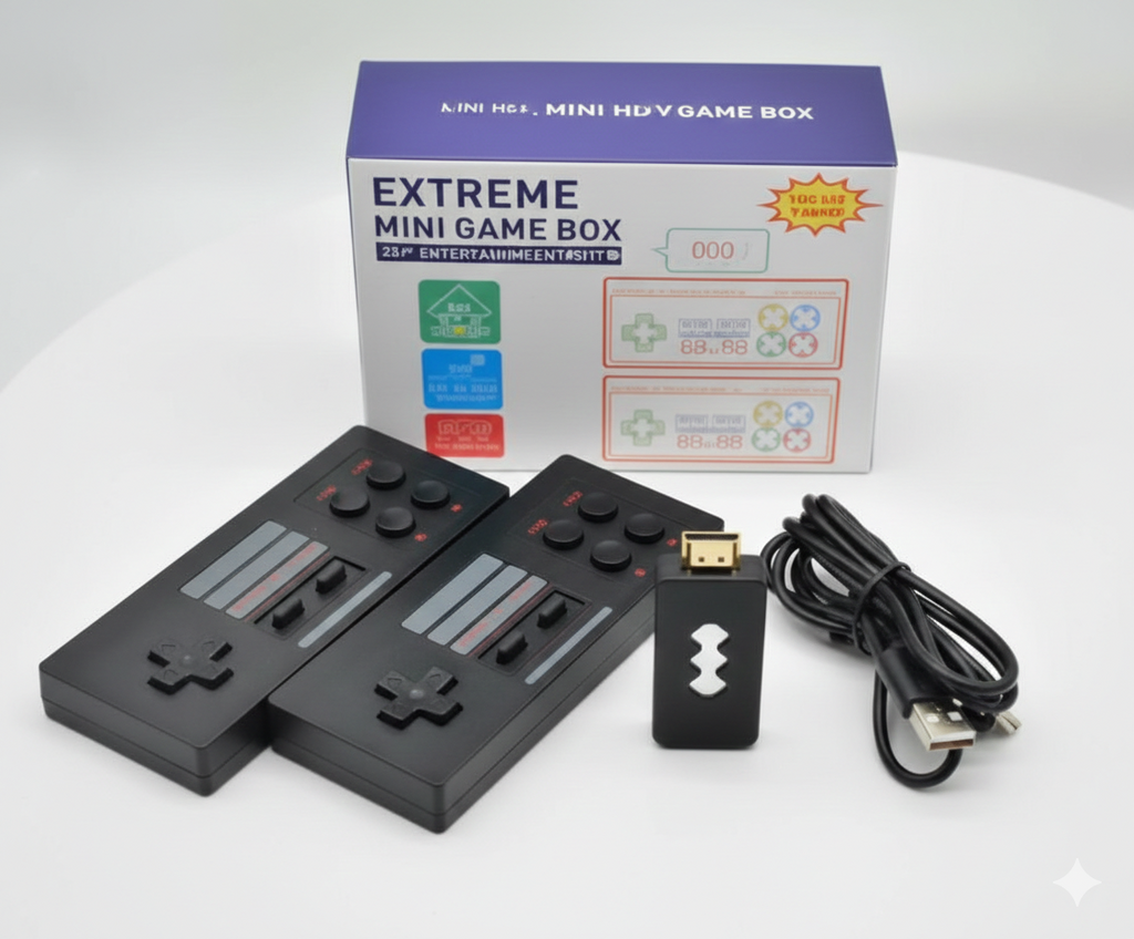 Extreme Mini Game Box - 8-Bit Retro Wireless Console