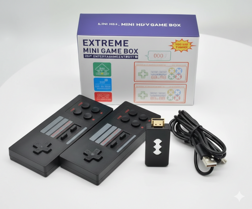 Extreme Mini Game Box - 8-Bit Retro Wireless Console