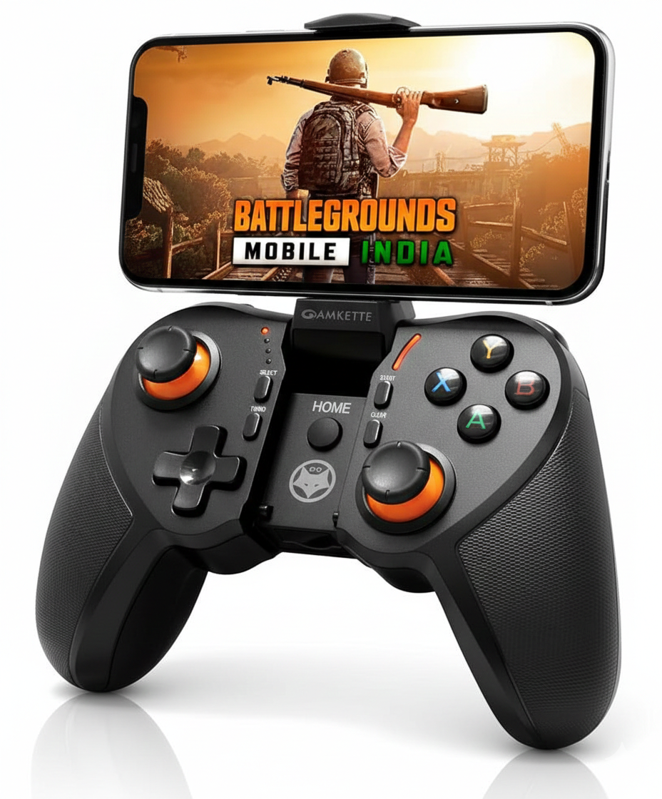 Evo Gamepad Pro 4 Wireless Gaming Controller with Smartphone Mount