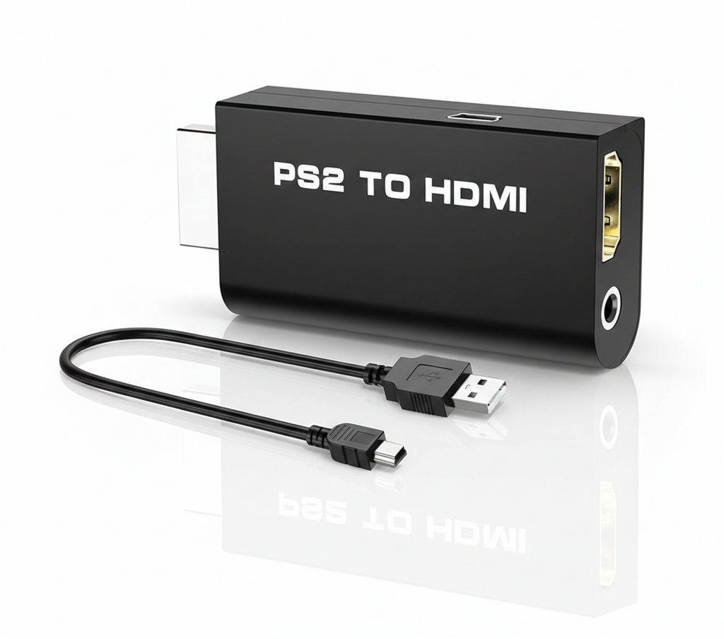 PS2 to HDMI Converter Adapter - Play Classic Games on Modern HD TVs