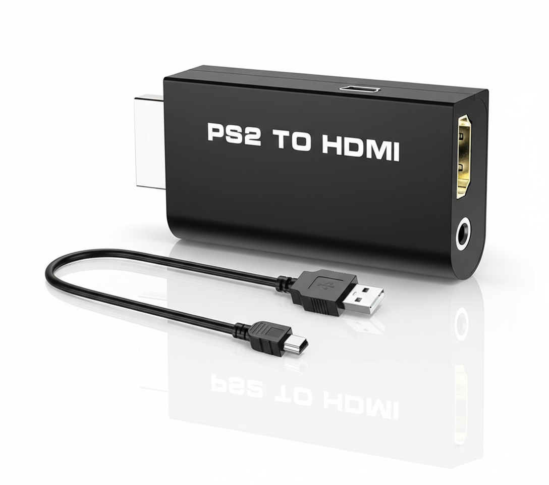 PS2 to HDMI Converter Adapter - Play Classic Games on Modern HD TVs