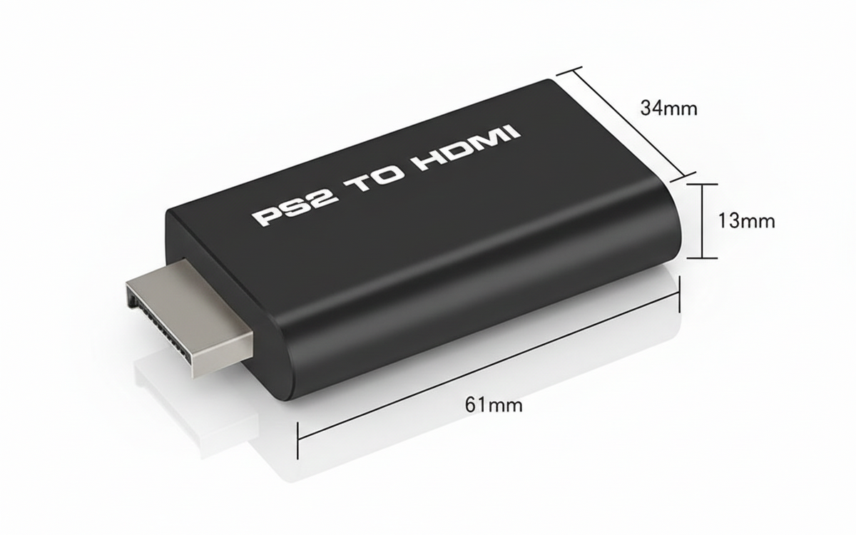 PS2 to HDMI Converter Adapter - Play Classic Games on Modern HD TVs