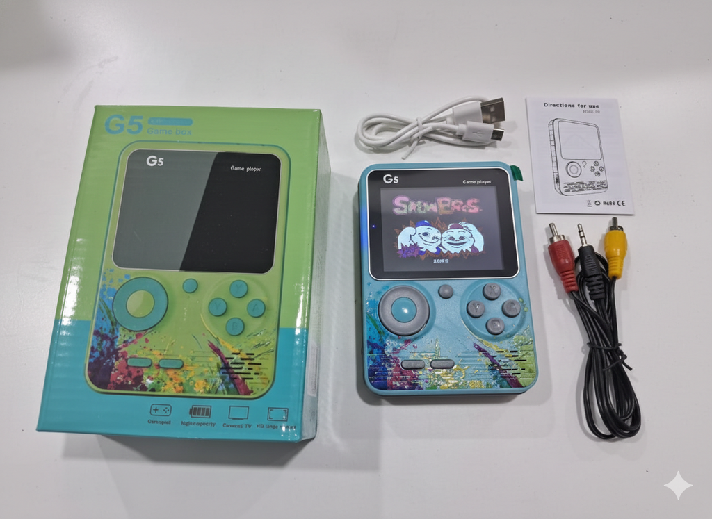 G5 Retro Handheld Game Console - 500 Games in 1