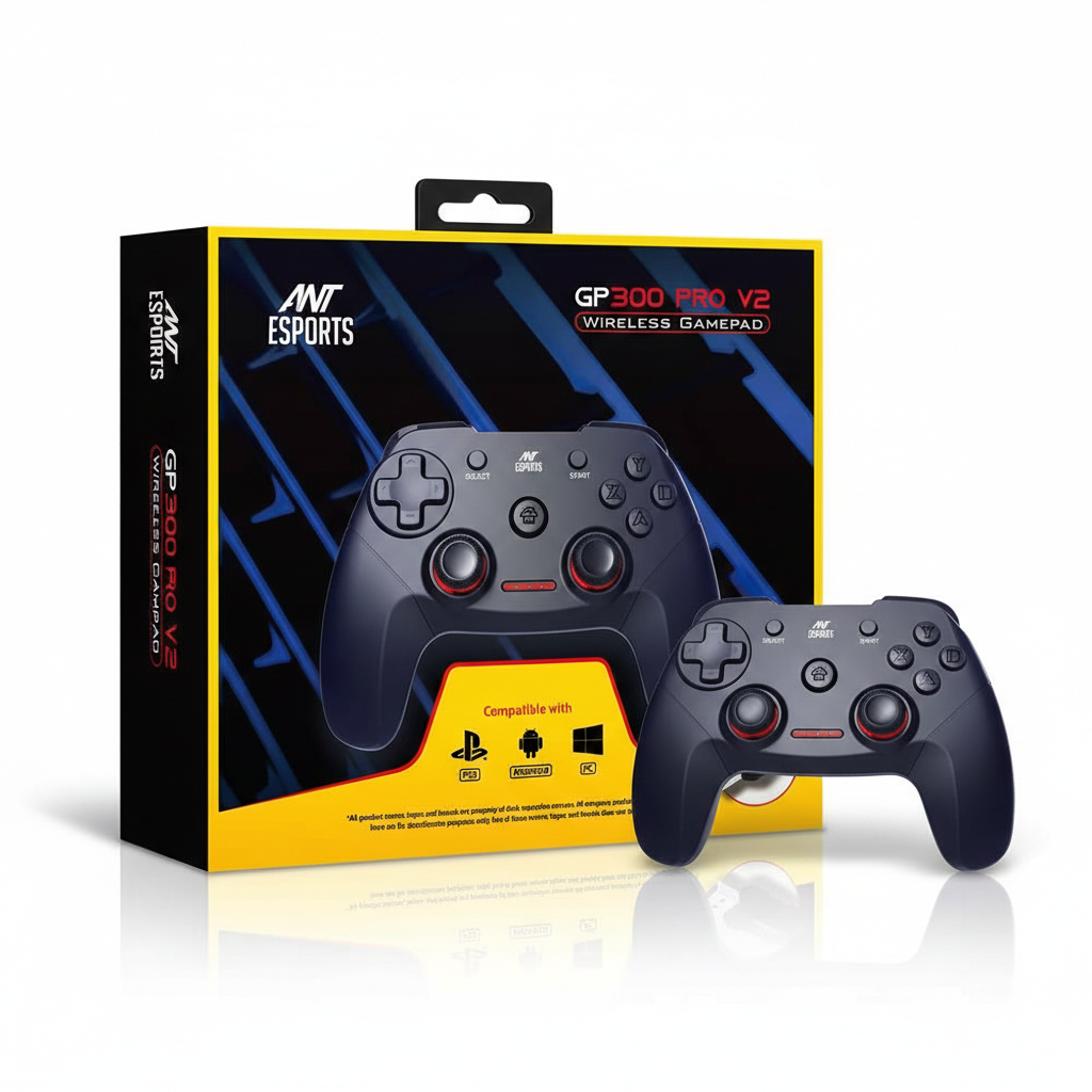 Ant Esports GP300 Pro V2 Wireless Gamepad - High-Performance Controller for PC & PS3