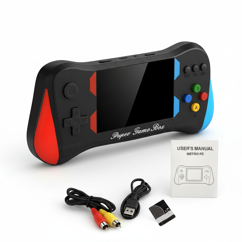 Super Game Box - Retro Handheld Console with 3.5" Screen